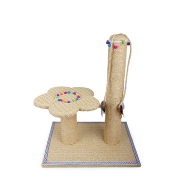Whisker Fiesta - Flower Cat Scratching Post